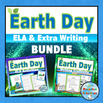 Preview of Earth Day ELA and Writing Craftivities Bundle