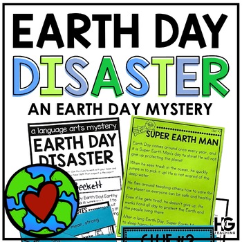 Preview of Earth Day ESCAPE ROOM | Reading Activities and Language Arts Mystery