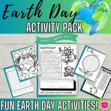 Earth Day | Earth Day Activities | Fun Puzzle Activity Pac