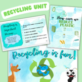 Earth Day, Earth Month Activity - Recycling Unit - Recycli
