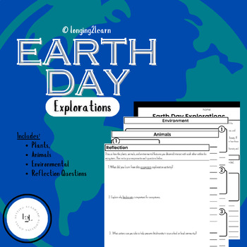 Preview of Earth Day Eco-Exploration: Inspiring Environmental Awareness Activity Pack