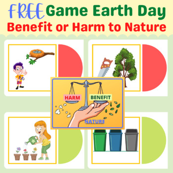Preview of Earth Day. Ecological game "Benefit or harm to nature"