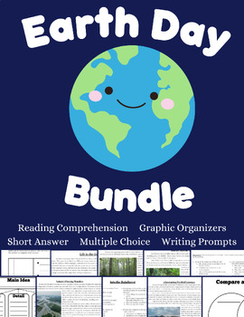 Preview of Earth Day Reading Comprehension Bundle