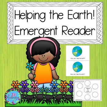 Preview of Earth Day Emergent Reader -  Activities For Preschool & Kindergarten ESL Spring