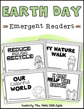Preview of Earth Day Emergent Readers (4 Readers)