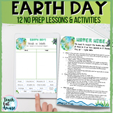 Earth Day Engaging No-prep Lessons & Activities for Digita