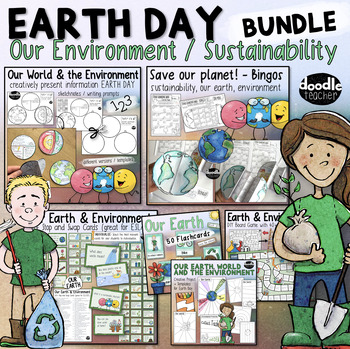 Preview of Earth Day / Environment & Sustainability - Creative Materials BUNDLE