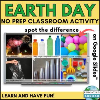 Preview of Earth Day Environmental Awareness Game | Identify Human Impact on Nature