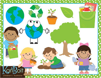 Preview of Earth Day, Environmental Clip Art