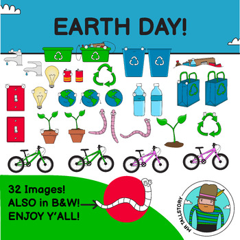 Preview of Earth Day Essentials Clipart Collection!