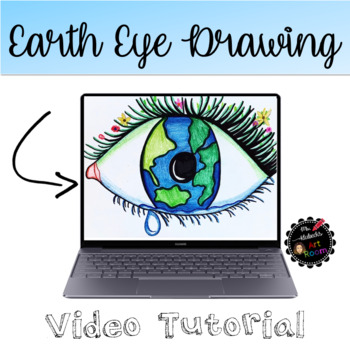 Preview of Spring Eye Video Drawing Demonstration Distance Learning