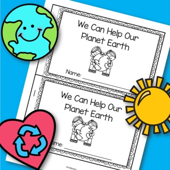 Preview of Earth Day Emergent Reader for Preschool, Pre-K and Kindergarten FREE