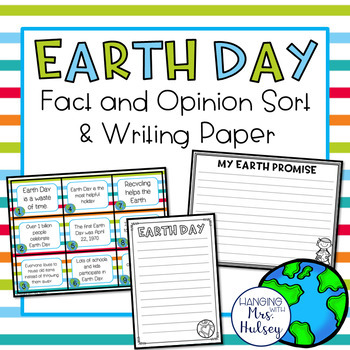 Preview of Earth Day: Fact and Opinion Sort & Writing Paper