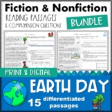 Earth Day Fiction and Nonfiction Reading Passages BUNDLE