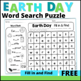 Earth Day Word Search FREEBIE: Fill-in-and-Find Puzzle