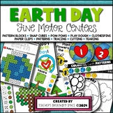 Earth Day Fine Motor Centers  |  Pattern Blocks, Cubes, Po