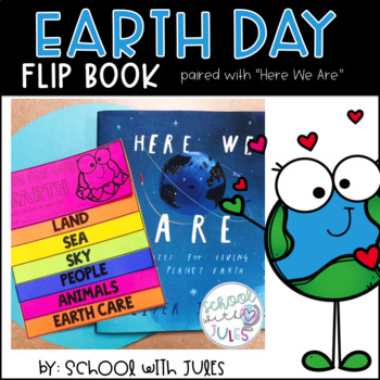 Preview of Earth Day Flip Book (paired with "Here We Are")