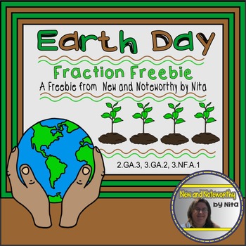Preview of Earth Day Fraction Task Cards by Nita Marie
