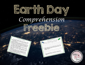 Preview of Earth Day Freebie (Comprehension)