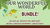 Earth Day Full Bundle! Lesson Plan Included! 3-4, 5 ITEMS!!!
