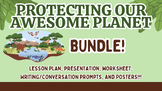 Earth Day Full Bundle! Lesson Plan Included! 5-6, 5 ITEMS!!!