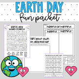 Earth Day Fun Activity Packet | Printable | Language Arts 