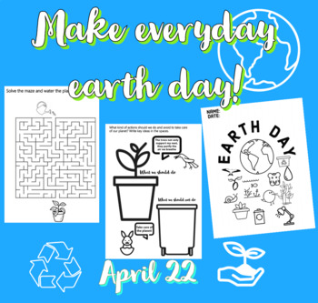 Preview of Earth Day Funny Activities + Answer Key