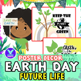 Earth Day Future Life Posters Environment Classroom Decor 