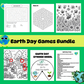 Preview of Earth Day Games Bundle