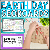 Earth Day Geoboard Task Cards. Fine Motor Geoboard Activit