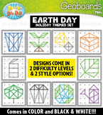 Earth Day Geoboards Clipart {Zip-A-Dee-Doo-Dah Designs}