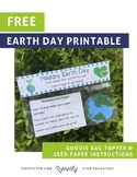Earth Day Goodie Bag Printable