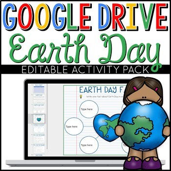 Preview of Earth Day Google Drive Digital Interactive Activity Pack