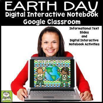 Preview of Earth Day Google Drive Interactive Notebook