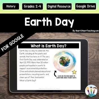 Preview of Earth Day Google Slides | Earth Day Digital Activities for Distance Learning