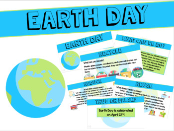 Preview of Earth Day Google Slides Presentation/Lesson