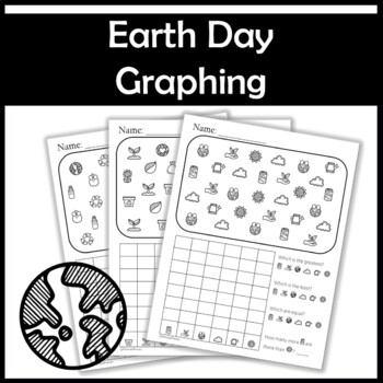 Preview of Earth Day Graphing - Bar Graphing Activity Pages