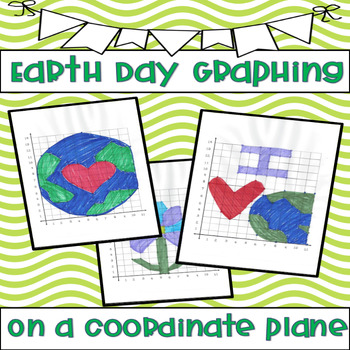 Preview of Earth Day Graphing Points on a Coordinate Plane First Quadrant