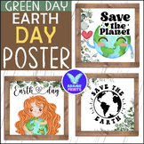 Earth Day Green Love Posters Environment Classroom Decor B