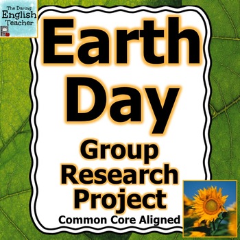 Preview of Earth Day Group Research Project