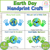 Earth Day Handprint Craft Activities, Earth Day Bulletin B