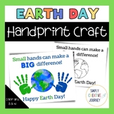 Earth Day Handprint Craft Activity, Earth Day Craft as a S