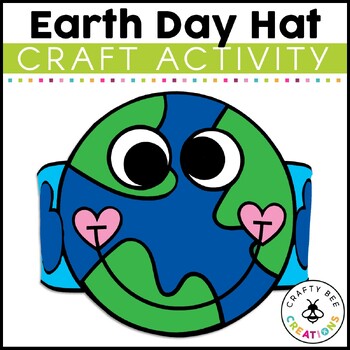 Preview of Earth Day Hat Craft Activities I Can Save the Earth Activity Crown Headband