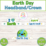 Earth Day Headbands/Crowns/Hats Template Craft, Spring Pap
