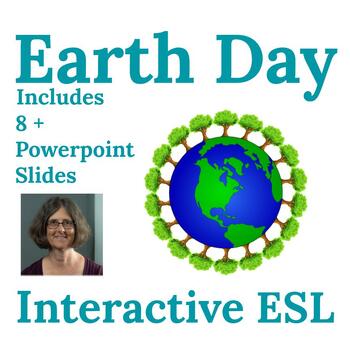 Preview of Earth Day Holiday ESL and ELL Activity for Teens and Adults