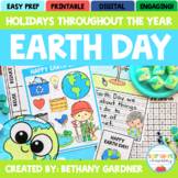 Earth Day - Holidays Throughout the Year - Printable + Digital!