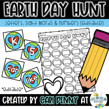 Preview of Earth Day Hunt (editable)