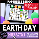 Earth Day Digital Bingo Game - Distance Learning