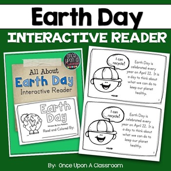 Preview of Earth Day - Interactive Reader