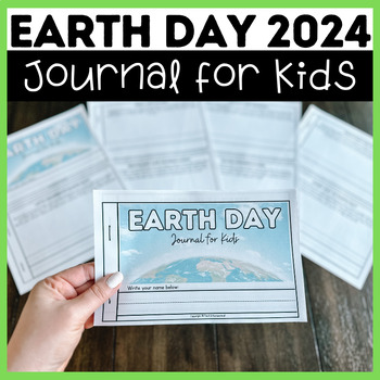 Preview of Earth Day Journal for Kids | 8-Page Notebook Reading/Writing Activity